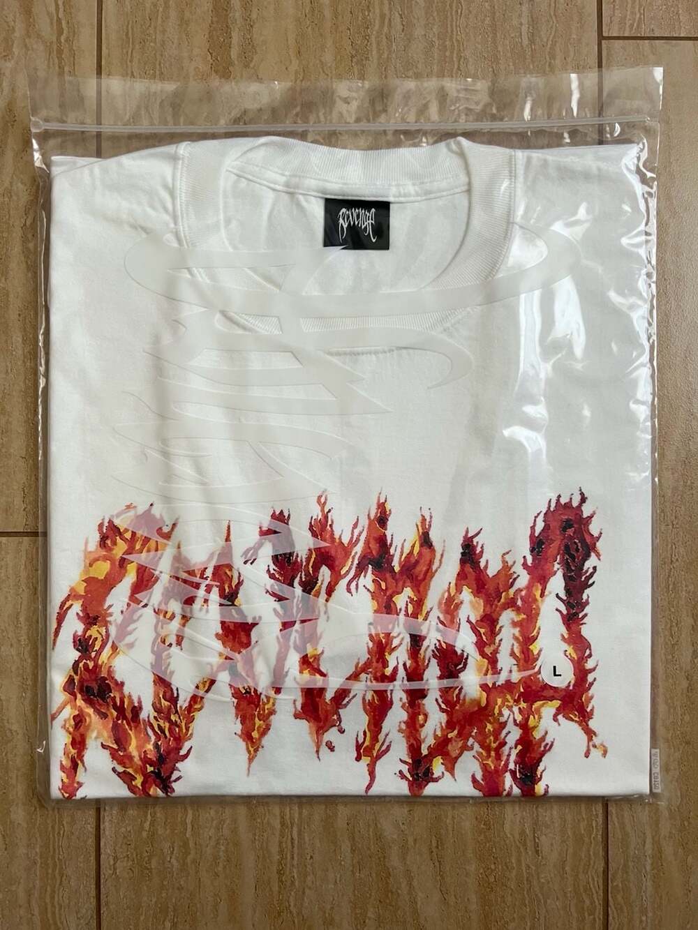 Revenge White Inferno Tee Size L